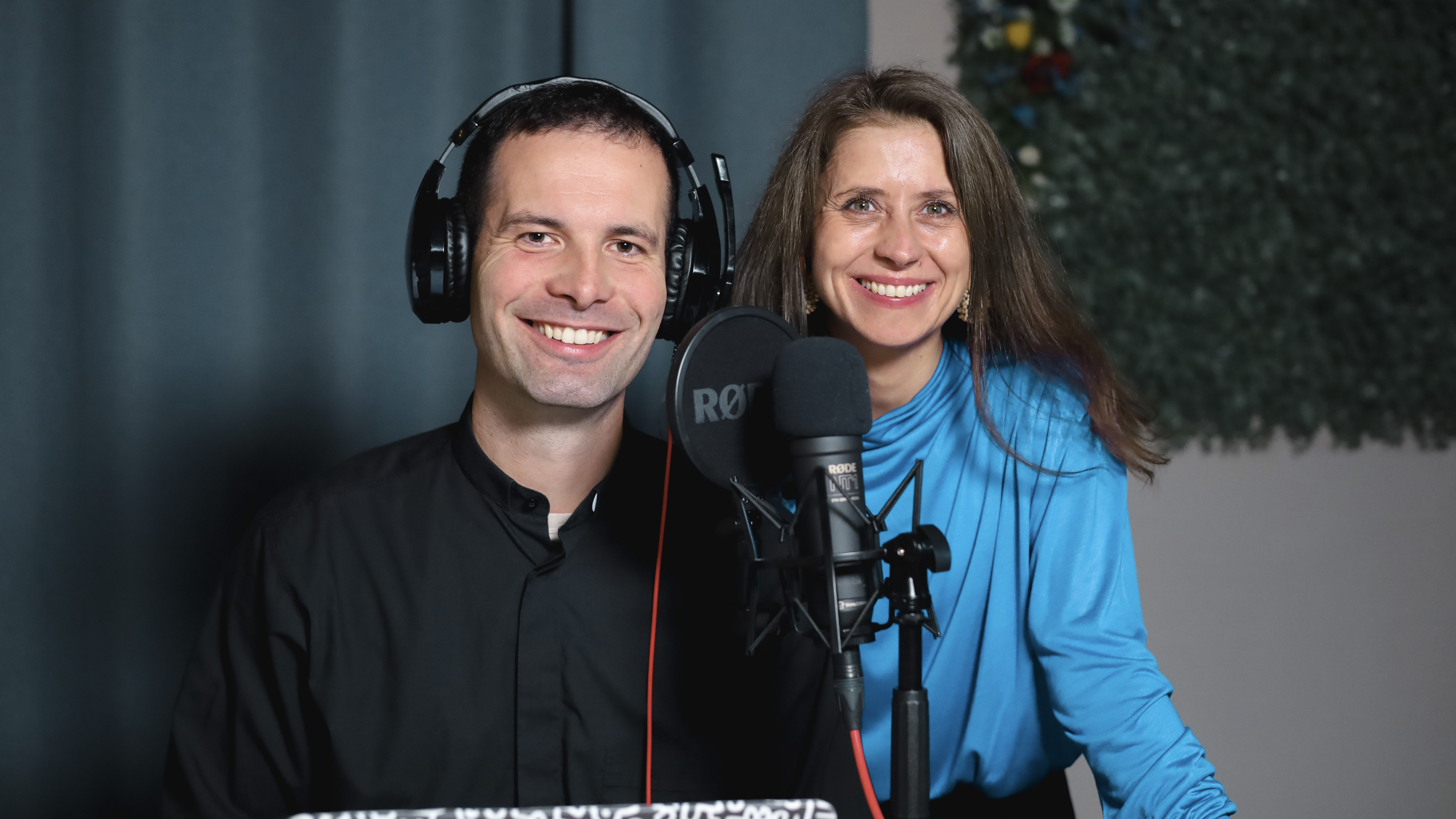 Otec Patrik Taraj a zakladateľka projektu slovenskej verzie podcastu Jaroslava Pytelová