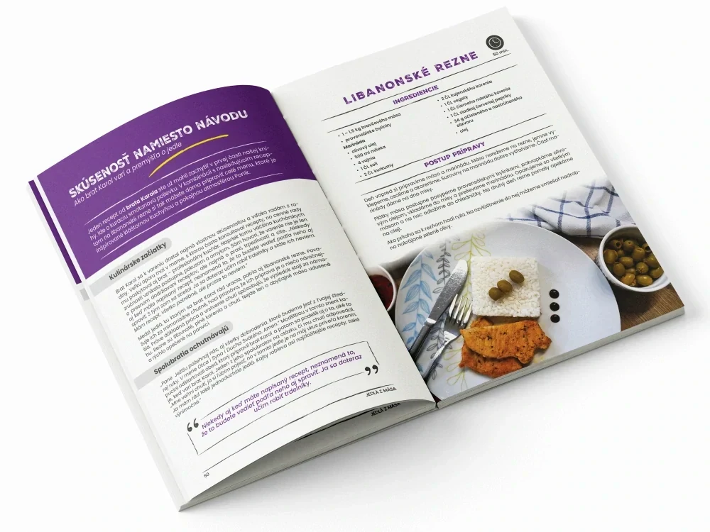 Kuchárska kniha vznikla po štyroch rokoch vysielania obľubenej rubriky Rádia LUMEN. Obsahuje takmer 60 receptov, od tradičných pôstnych jedál až po sviatočné zákusky.